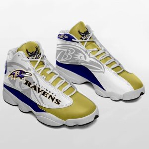 Baltimore Ravens Football Jordan 13 Shoes - Ravens JD13 Sneakers