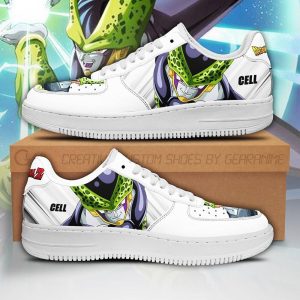 Cell Nike Air Force Shoes Unique Dragon Ball Z Anime Custom Sneakers