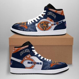 Chicago Bears Air Jordan 1 Sport Custom Sneakers