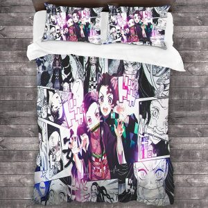 Comic Demon Slayer #11 Duvet Cover Pillowcase Bedding Set Home Decor