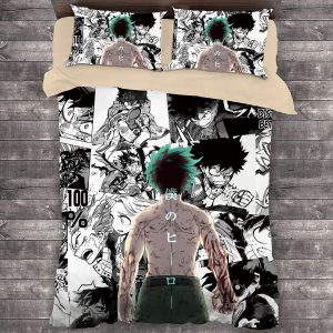 Comic My Hero Academia Midoriya Izuku #5 Duvet Cover Pillowcase Bedding Set Home Decor