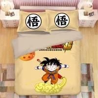 Dragon Ball Z Son Goku #19 Duvet Cover Pillowcase Bedding Set Home Bedroom Decor