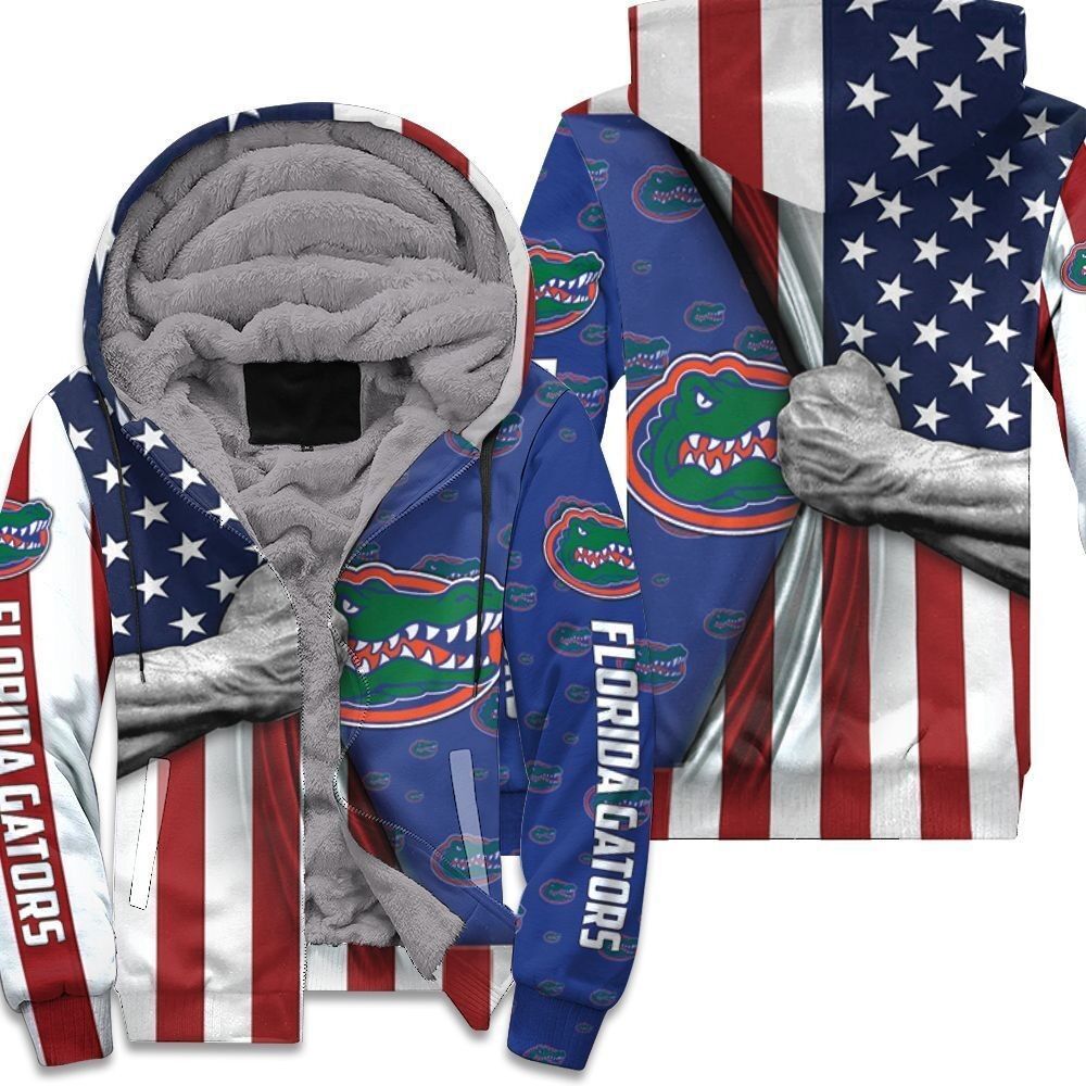University Of Florida Kulturbeutel – Florida Gators Design, Hängbar, Mit Reißverschlussfächern, Grau