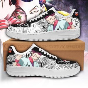 Hisoka Nike Air Force Shoes Unique Anime Custom Sneakers