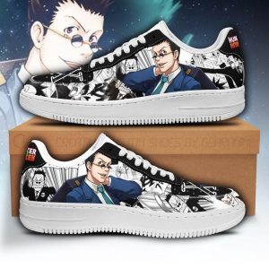 Leorio Nike Air Force Shoes Unique Hunter X Hunter Anime Custom Sneakers
