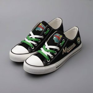 Minnesota Wild NHL Hockey 4 Gift For Fans Low Top Custom Canvas Shoes