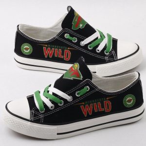 Minnesota Wild NHL Hockey Gift For Fans Low Top Custom Canvas Shoes