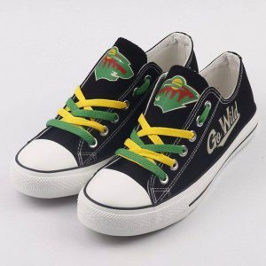 Minnesota Wild NHL Hockey Go Wild Gift For Fans Low Top Custom Canvas Shoes