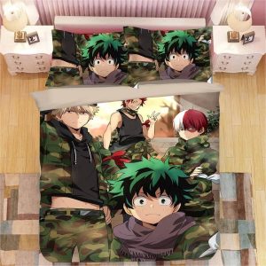 My Hero Academia Deku Midoriya Izuku #23 Duvet Cover Pillowcase Bedding Set Home Decor