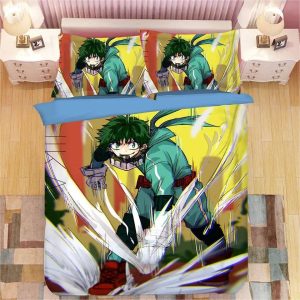 My Hero Academia Deku Midoriya Izuku #25 Duvet Cover Pillowcase Bedding Set Home Decor