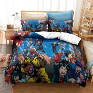 My Hero Academia Izuku Midoriya #18 Duvet Cover Pillowcase Bedding Set Home Decor