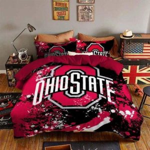 Ohio State Buckeyes Bedding Set Sleepy