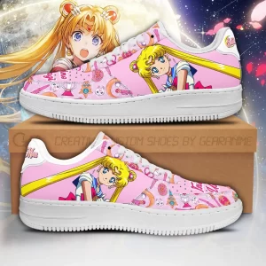 Sailor Moon Nike Air Force Shoes Unique Anime Custom Sneakers
