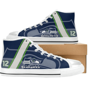 Seattle Seahawks NFL 12 Custom Canvas High Top Shoes