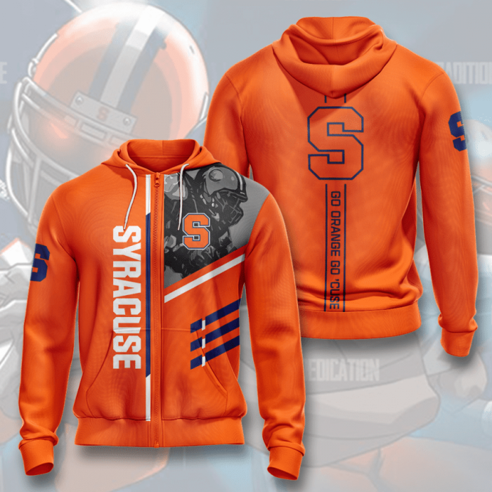 Syracuse Orange Zip-Up Hoodie
