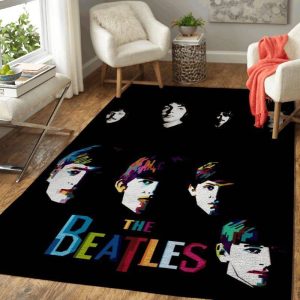The Beatles Band English Rock Band The Beatles For Beatles Fans Area Rug Living Room Rug Home Decor Floor Decor