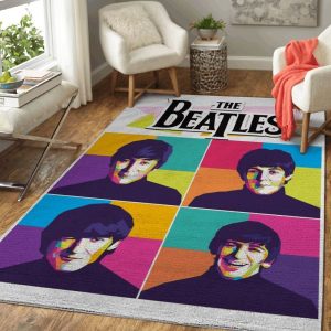 The Beatles Band The Beatles Area Rug Living Room Rug Home Decor Floor Decor