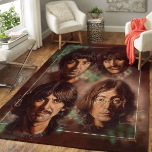 The Beatles S Art Gift For Beatles Fans Area Rug Living Room Rug Home Decor Floor Decor