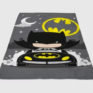 Batman Cartoon Wallpaper Fleece Blanket Sherpa Blanket