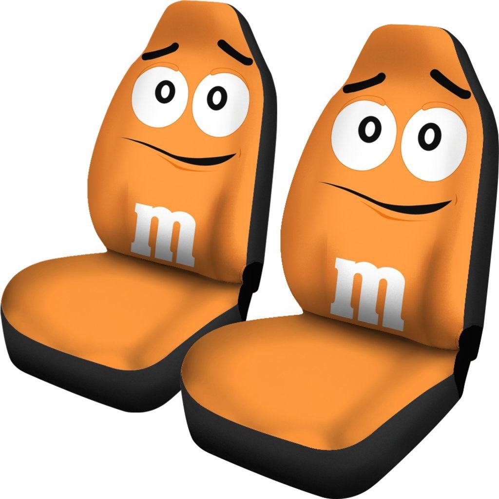 Mandm Orange Chocolate Car Seat Covers Car Accessories Choose Life Choose Style