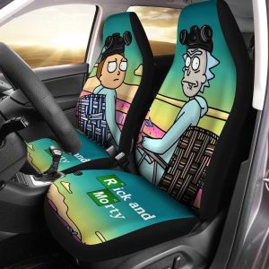 Rick and Morty x Breaking Bad Car Seat Covers - Car Accessories