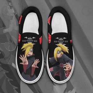 AKT Deidara Slip On Shoes Custom Anime Shoes