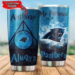 Carolina Panthers Tumbler Harry Potter NFL Custom Name TB2981