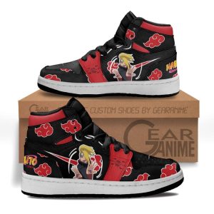 Deidara Akatsuki Kids Sneakers Custom Anime NRT Kids Jordan 1 Shoes