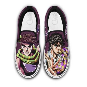 Joseph Joestar Slip On Shoes Custom Anime JoJo's Bizarre Adventure Shoes