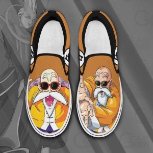 Master Roshi Slip On Shoes Dragon Ball Custom Anime Shoes PN11