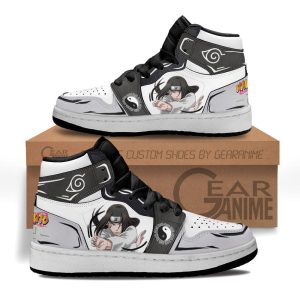 Neji Hyuuga Kids Sneakers Custom Anime NRT Kids Jordan 1 Shoes