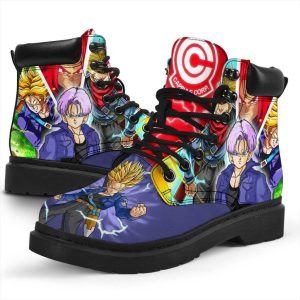 Trunks Dragon Ball Boots Timbs Custom Anime Shoes Fan Gift TT20