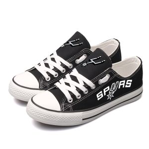 San Antonio Spurs Custom Shoes Basketball San Antonio Spurs Low Top Sneakers NBA Spurs LT1204
