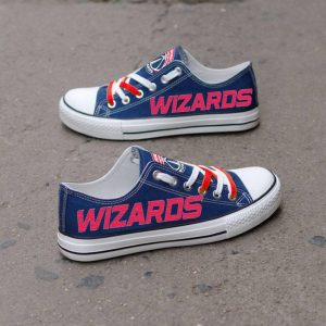 Washington Wizards Custom Shoes Basketball Wizards Low Top Sneakers Washington NBA Wizards Gumshoes LT1197