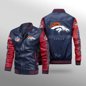 Denver Broncos Leather Bomber Jacket CTLBJ206