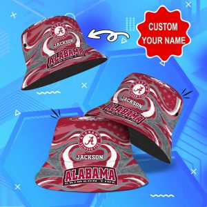 Alabama Crimson Tide NCAA Bucket Hat Personalized SBH339