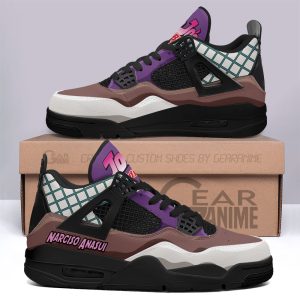 Narciso Anasui Jordan 4 Sneakers Anime Personalized Shoes JD201