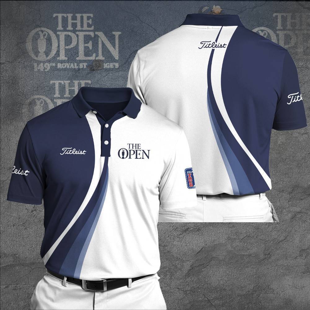 The Open Championship Titleist Polo Shirt Golf Shirt 3D PLS082 – Choose ...