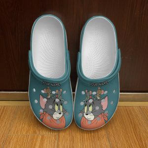 Custom Name Funny Tom And Jerry Crocs Crocband Clog Comfortable Water Shoes BCL1816