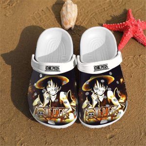One Piece Art Crocs Crocband Clog Comfortable Water Shoes BCL1821
