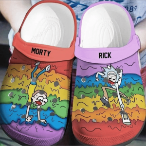 Rick And Morty Friendship Crocs Crocband Clog Comfortable Water Shoes BCL1817