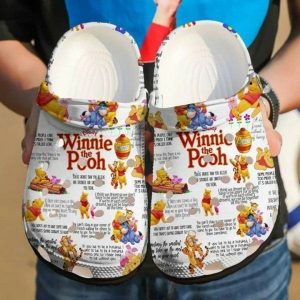 Winnie-The-Pooh Disney Crocs Crocband Clog Comfortable Water Shoes BCL1599