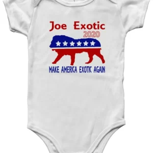 Baby Onesie Joe Exotic The Tiger King President 2020 Make America Exotic Creeper Romper