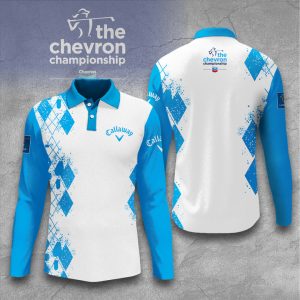 Callaway The Chevron Championship Long Sleeve Polo Shirt Golf Shirt GLP062
