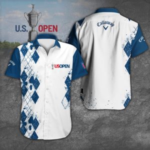 Callaway U.S Open Championship Hawaiian Button Shirt Short Sleeve Shirt