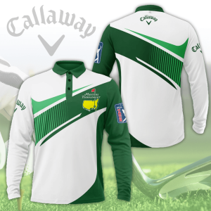 Masters Tournament Callaway Long Sleeve Polo Shirt Golf Shirt GLP066