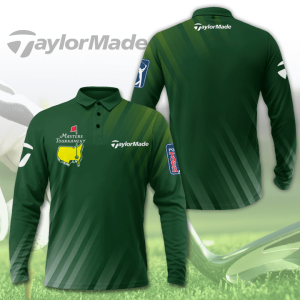 Masters Tournament Taylormade Long Sleeve Polo Shirt Golf Shirt GLP057