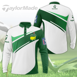 Masters Tournament Taylormade Long Sleeve Polo Shirt Golf Shirt GLP065