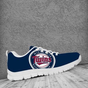 Minnesota Twins MLB Canvas Shoes Running Shoes White Shoes Fly Sneakers