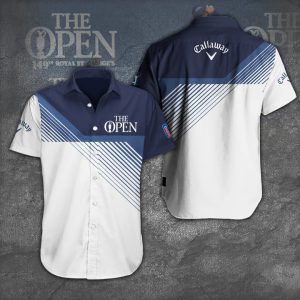 The Open Championship Callaway Hawaiian Button Shirt Short Sleeve Shirt